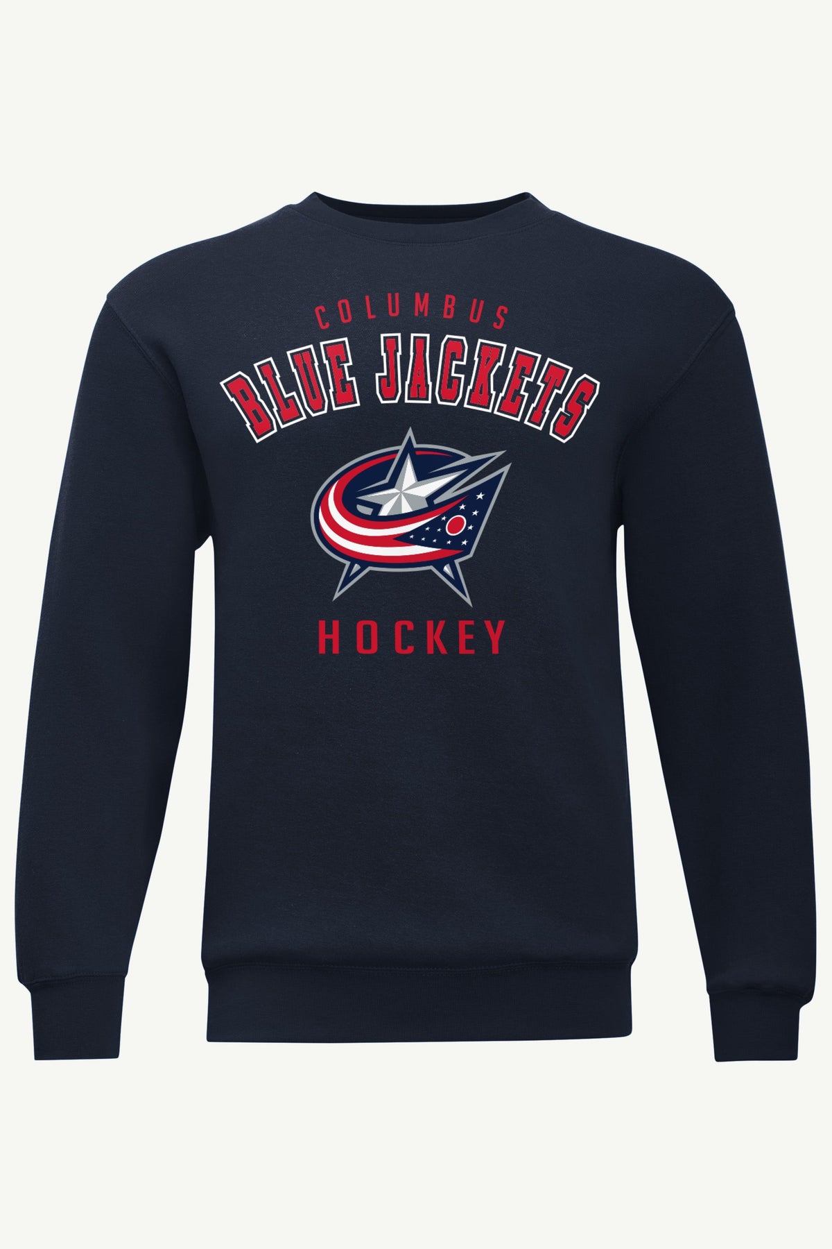 Starter MENS COLUMBUS BLUE JACKETS GRAPHIC SWEATSHIRT