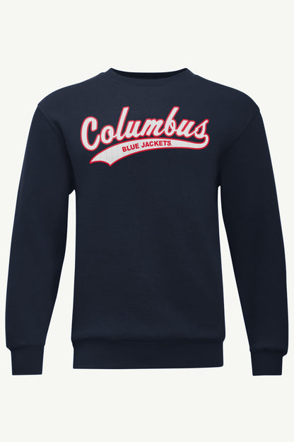 Starter MENS COLUMBUS BLUE JACKETS TAILSWEEP SWEATSHIRT