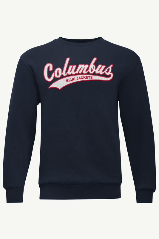 Starter MENS COLUMBUS BLUE JACKETS TAILSWEEP SWEATSHIRT