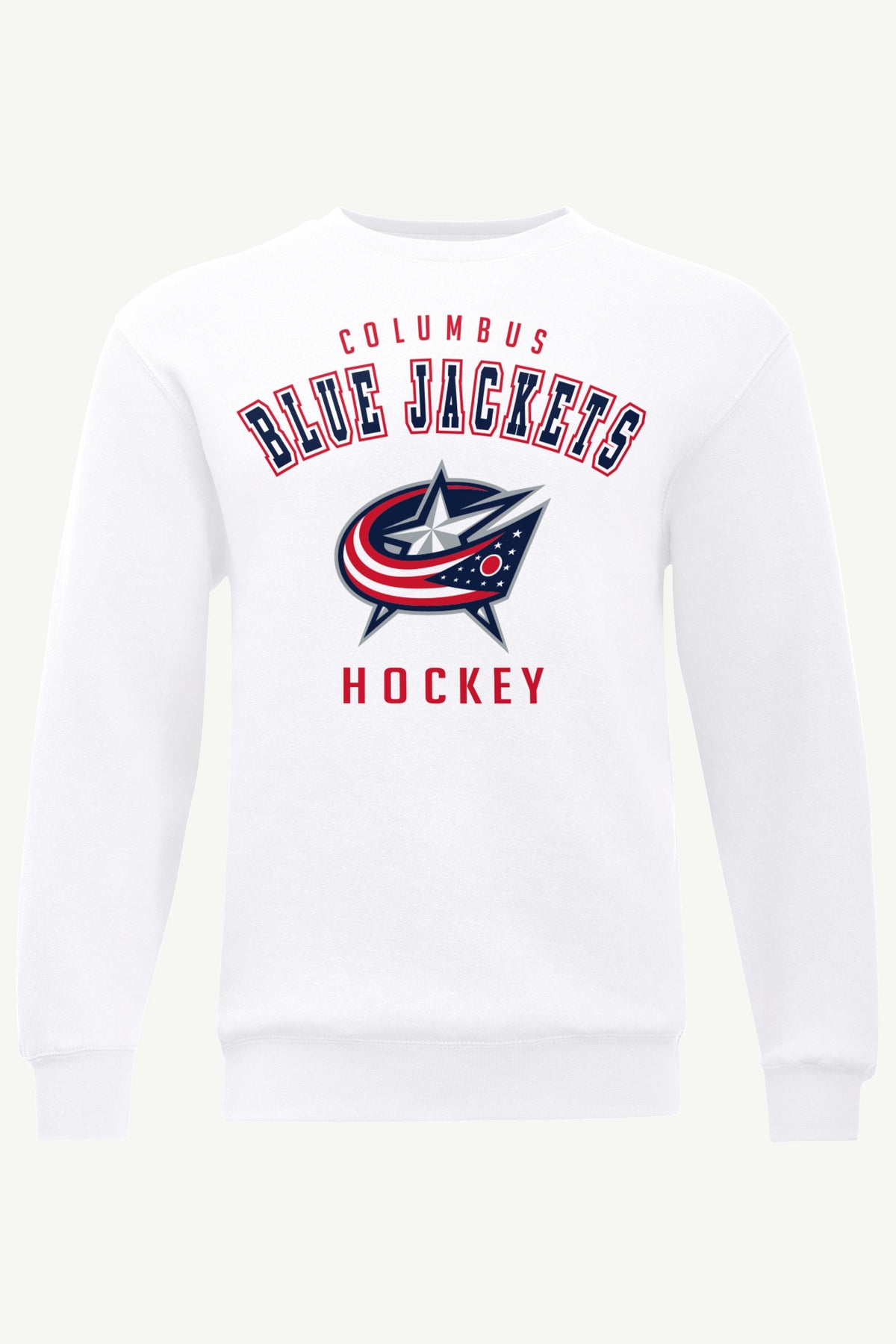 Starter MENS COLUMBUS BLUE JACKETS GRAPHIC SWEATSHIRT