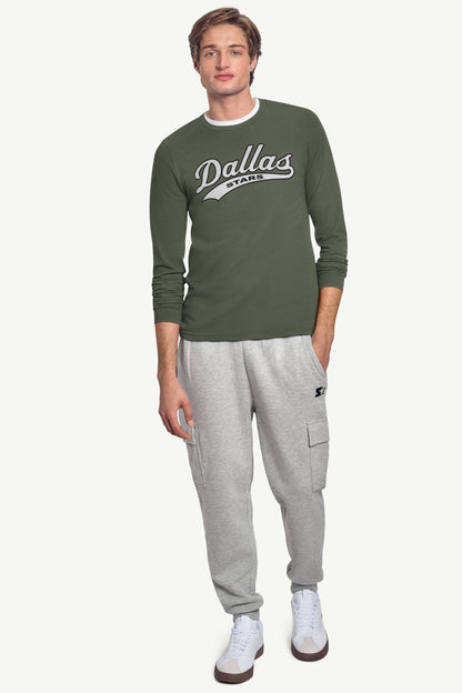 Starter MENS DALLAS STARS TAILSWEEP LONG SLEEVE T SHIRT