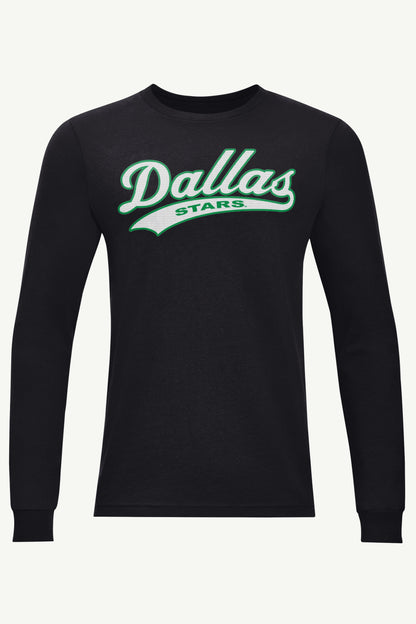 Starter MENS DALLAS STARS TAILSWEEP LONG SLEEVE T SHIRT