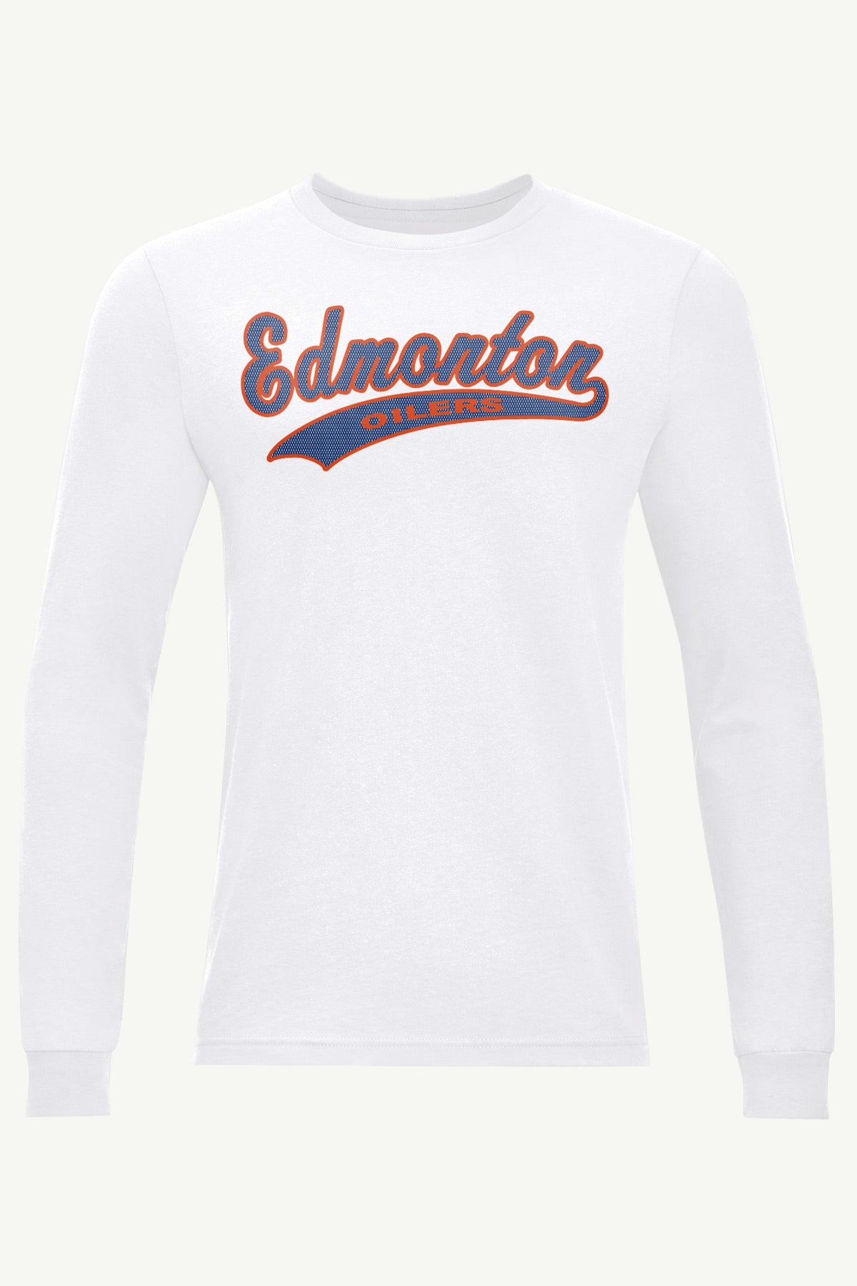 Starter MENS EDMONTON OILERS TAILSWEEP LONG SLEEVE T SHIRT