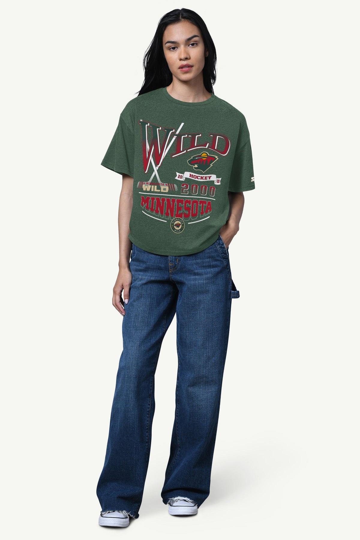 Starter WOMENS MINNESOTA WILD HALL OF FAME T SHIRT