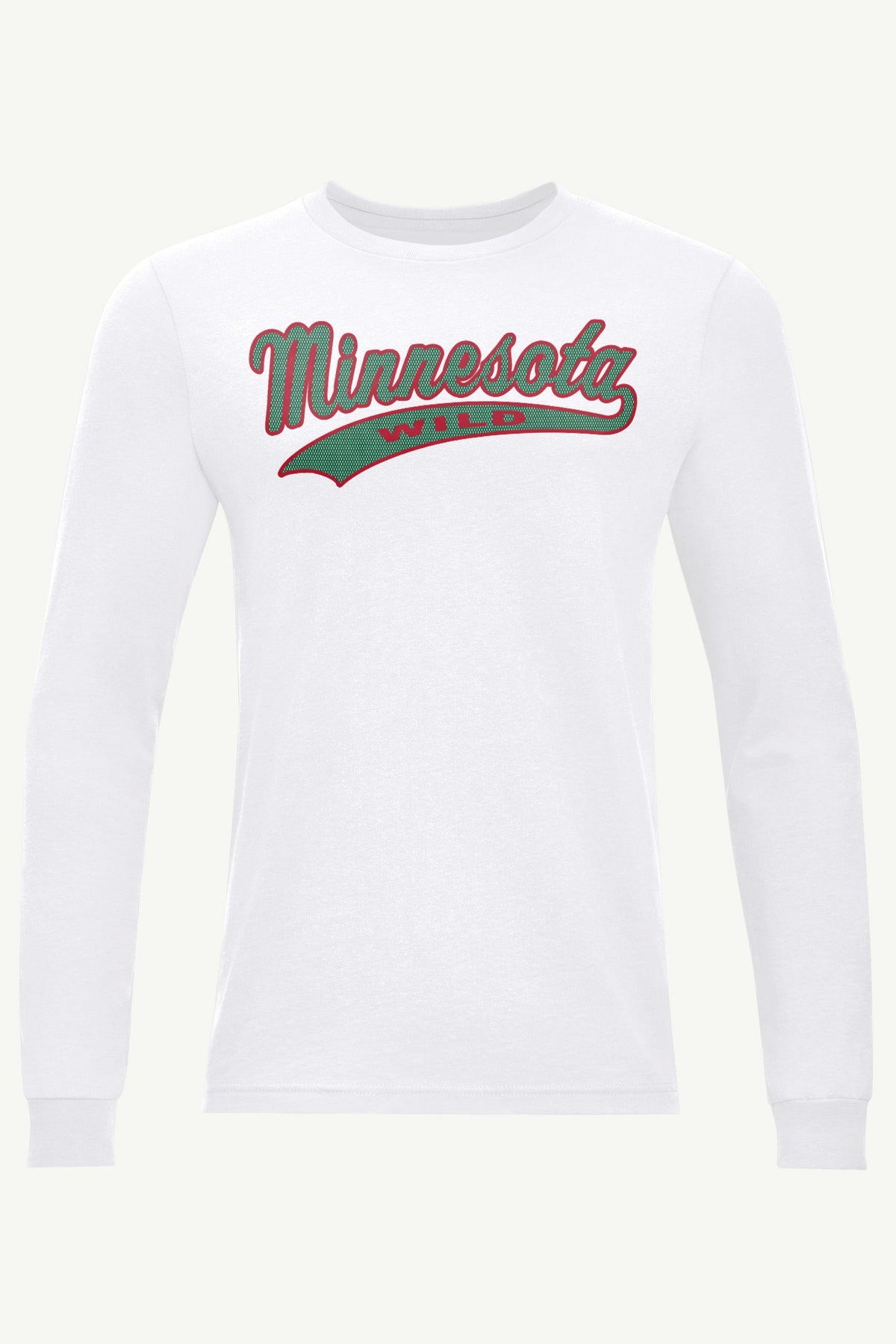 Starter MENS MINNESOTA WILD TAILSWEEP LONG SLEEVE T SHIRT