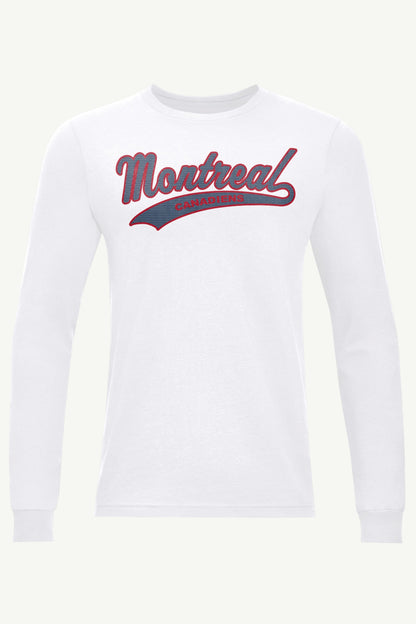 Starter MENS MONTREAL CANADIENS TAILSWEEP LONG SLEEVE T SHIRT