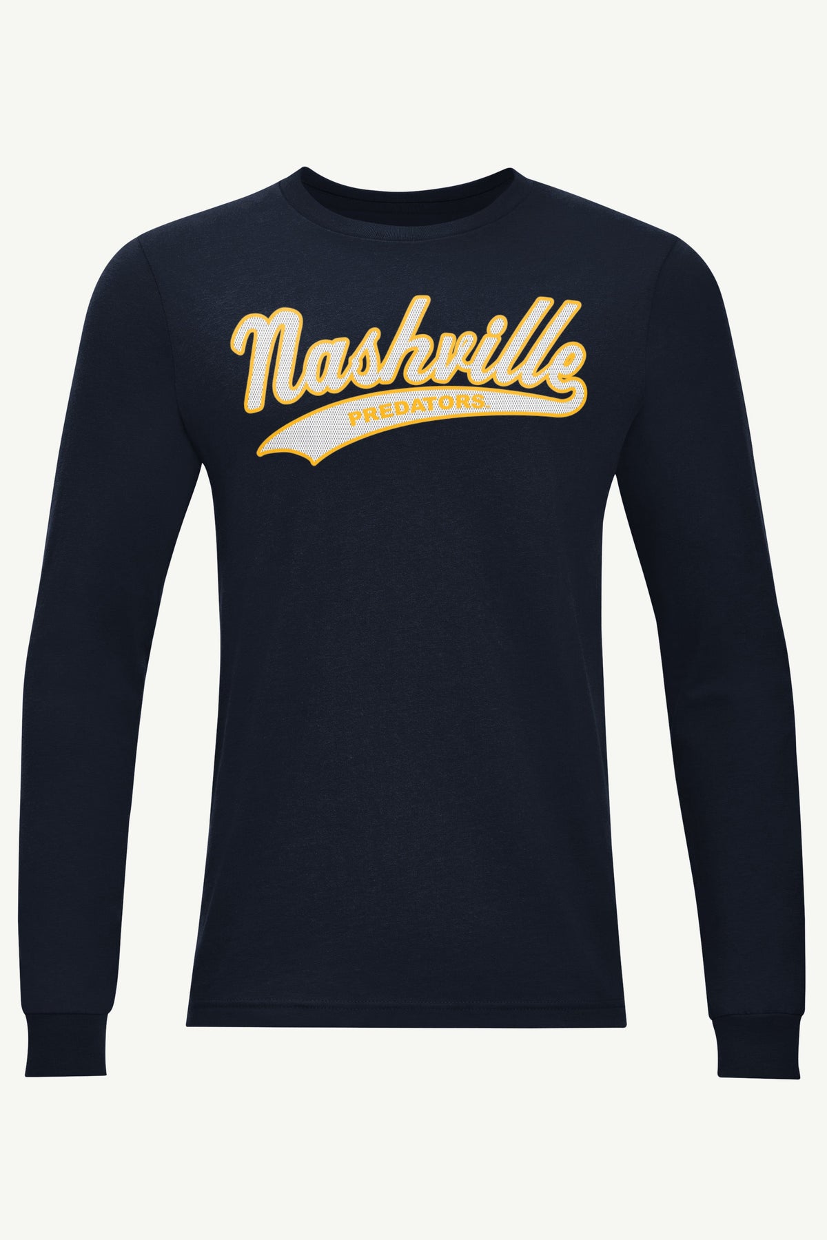Starter MENS NASHVILLE PREDATORS TAILSWEEP LONG SLEEVE T SHIRT