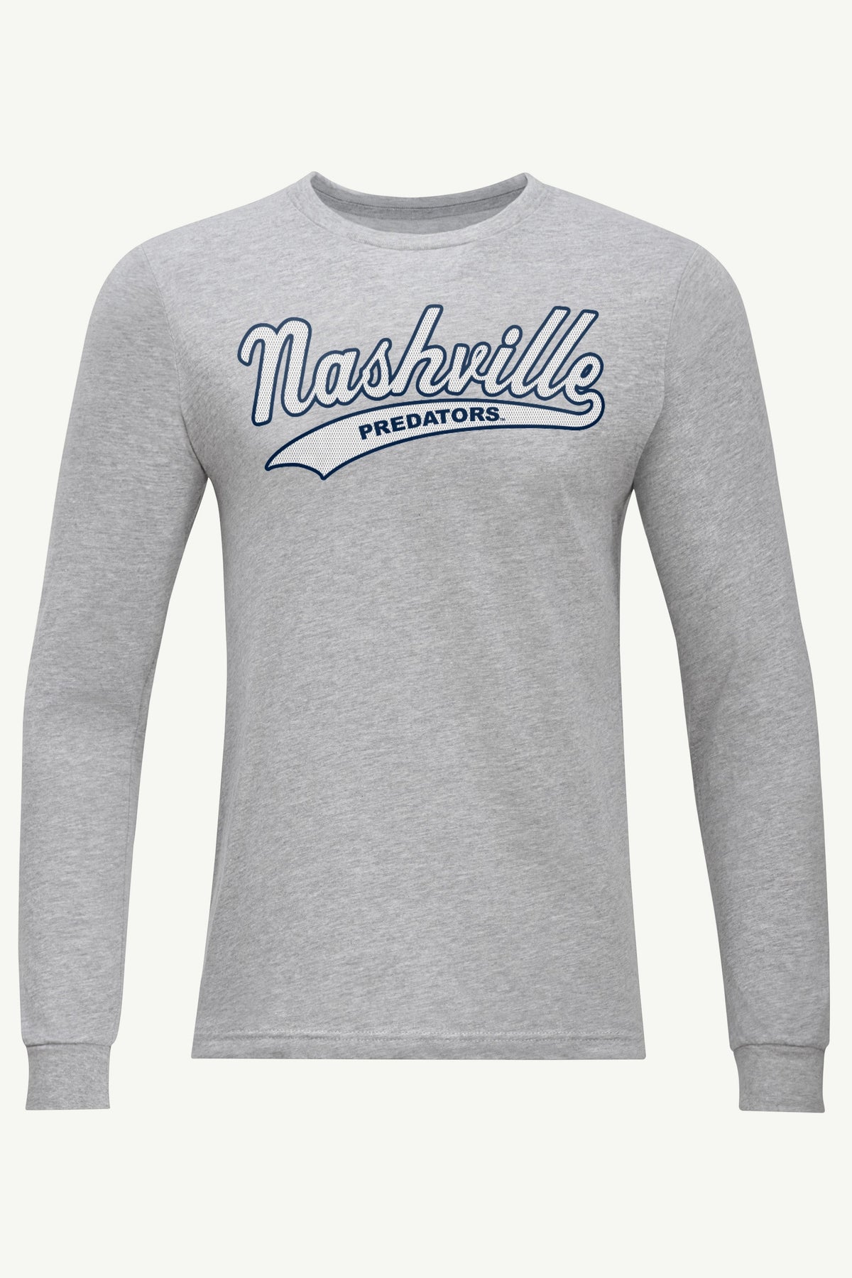 Starter MENS NASHVILLE PREDATORS TAILSWEEP LONG SLEEVE T SHIRT
