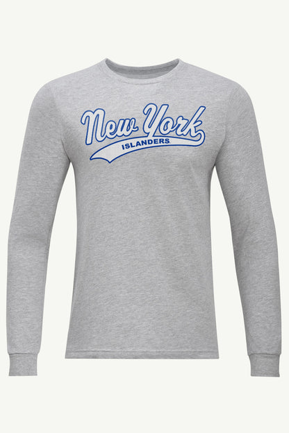 Starter MENS NEW YORK ISLANDERS TAILSWEEP LONG SLEEVE T SHIRT