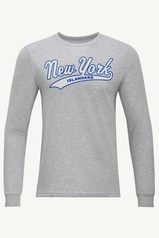 Starter MENS NEW YORK ISLANDERS TAILSWEEP LONG SLEEVE T SHIRT