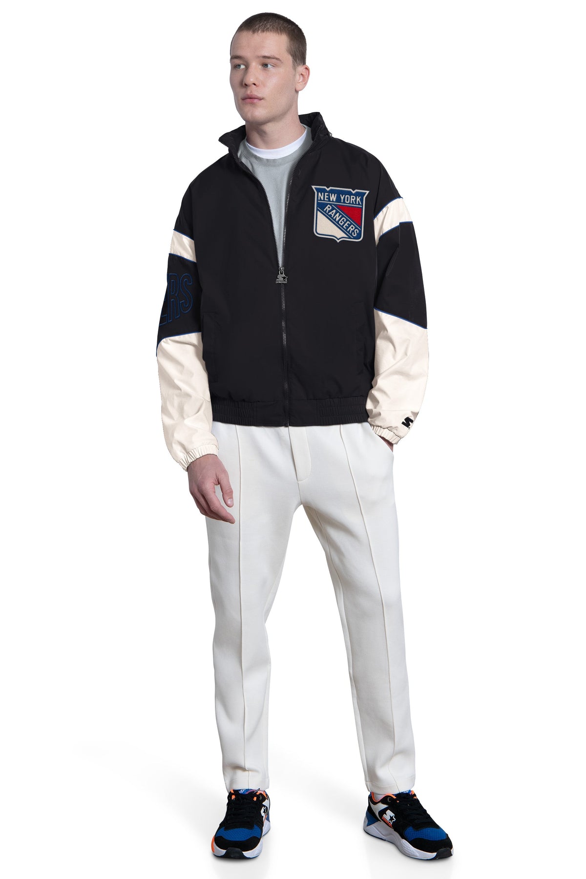 Starter MENS NEW YORK RANGERS THE GUST FULL ZIP JACKET