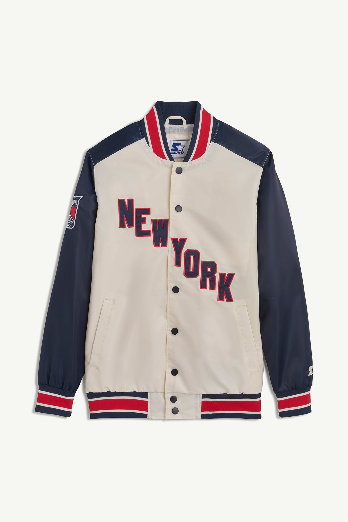 Starter NEW YORK RANGERS THE RENEGADE VARSITY JACKET