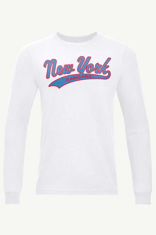 Starter MENS NEW YORK RANGERS TAILSWEEP LONG SLEEVE T SHIRT