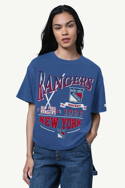 Starter WOMENS NEW YORK RANGERS HALL OF FAME T SHIRT
