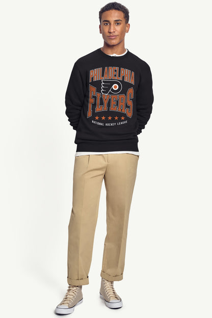 Starter MENS PHILADELPHIA FLYERS CENTER SQUEEZE SWEATSHIRT