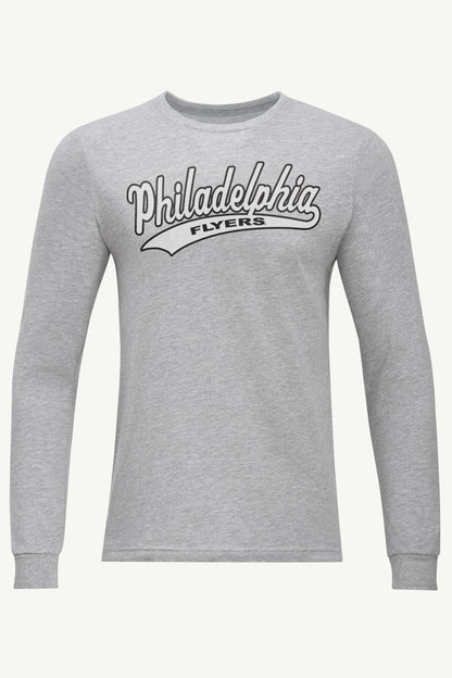 Starter MENS PHILADELPHIA FLYERS TAILSWEEP LONG SLEEVE T SHIRT