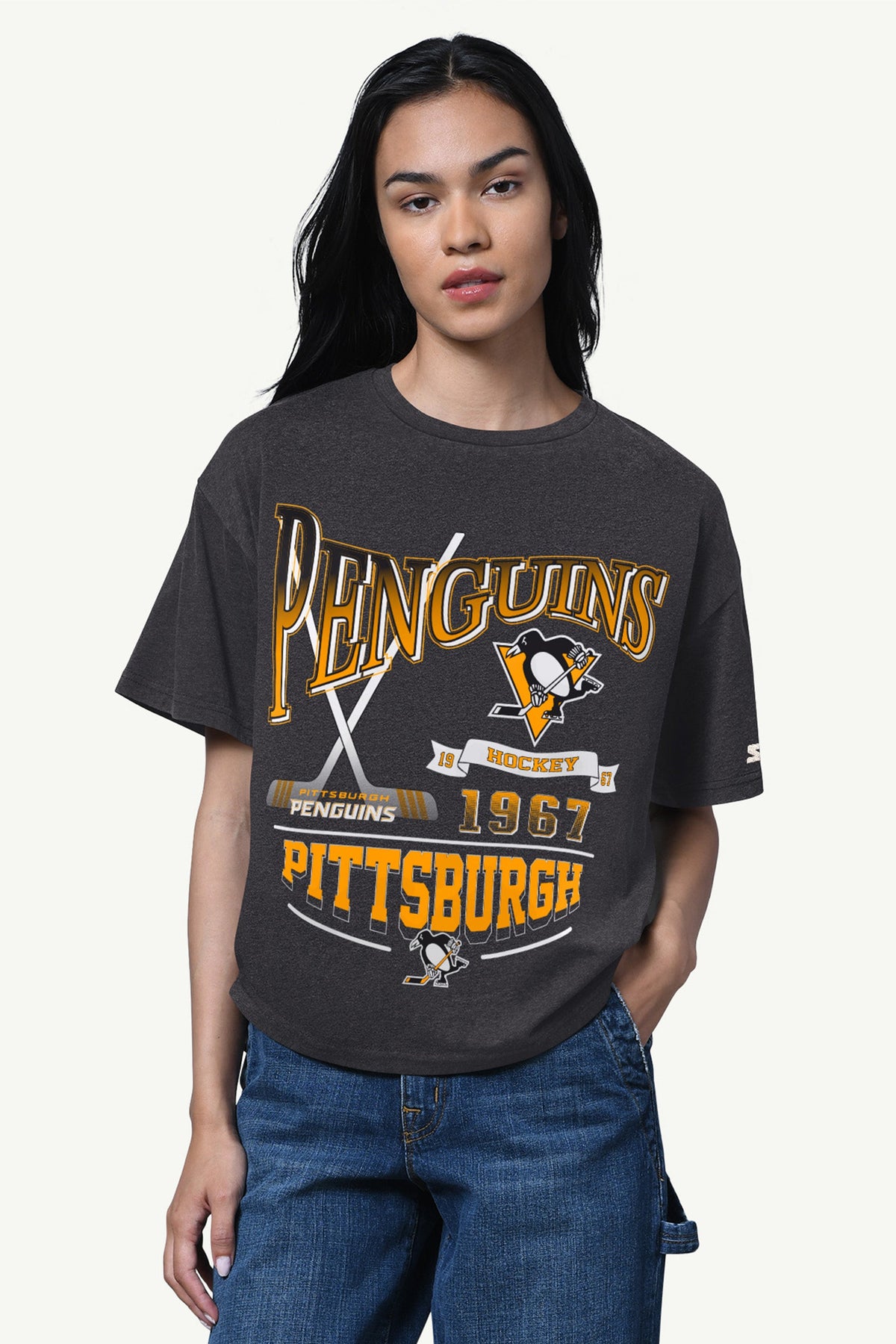 Starter WOMENS PITTSBURGH PENGUINS HALL OF FAME T SHIRT