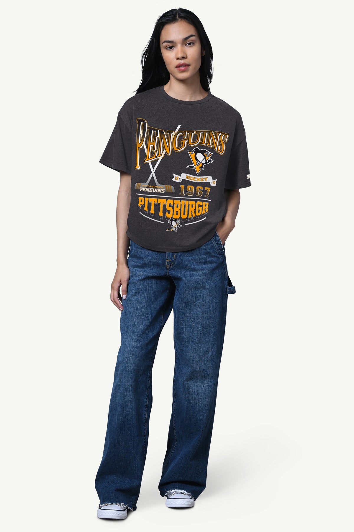 Starter WOMENS PITTSBURGH PENGUINS HALL OF FAME T SHIRT