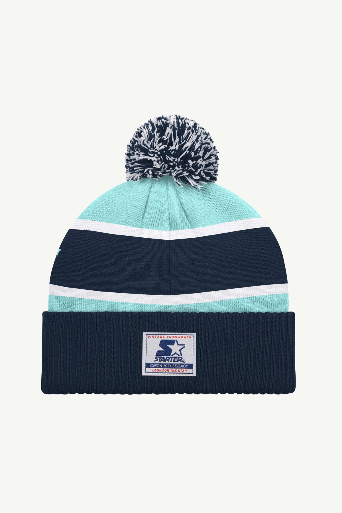 Starter SEATTLE KRAKEN POM BEANIE