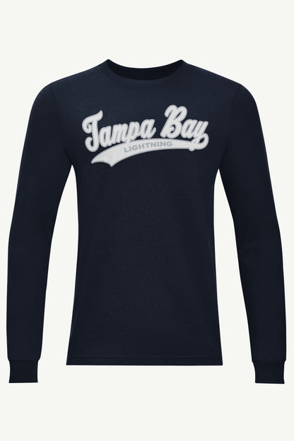 Starter MENS TAMPA BAY LIGHTNING TAILSWEEP LONG SLEEVE T SHIRT