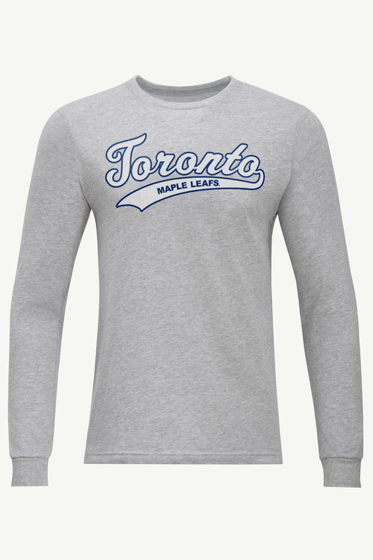 Starter MENS TORONTO MAPLE LEAFS TAILSWEEP LONG SLEEVE T SHIRT