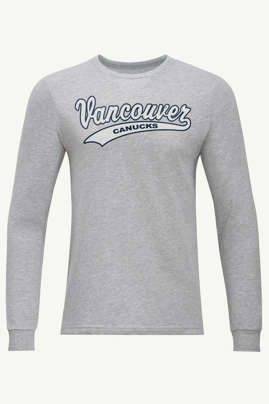 Starter MENS VANCOUVER CANUCKS TAILSWEEP LONG SLEEVE T SHIRT