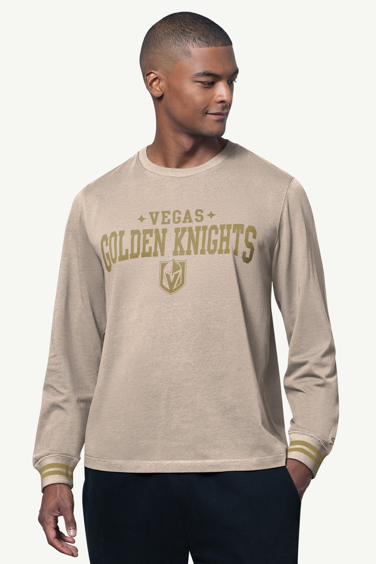 Starter MENS LAS VEGAS GOLDEN KNIGHTS FIELD LONG SLEEVE