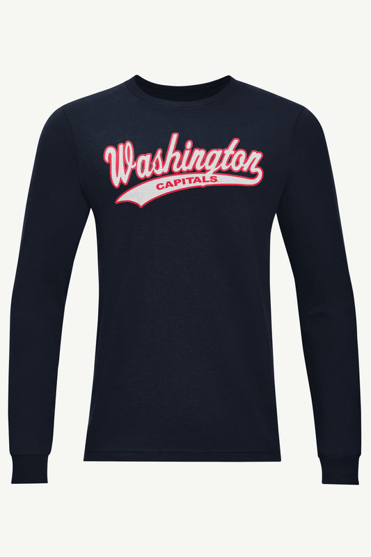 Starter MENS WASHINGTON CAPITALS TAILSWEEP LONG SLEEVE T SHIRT