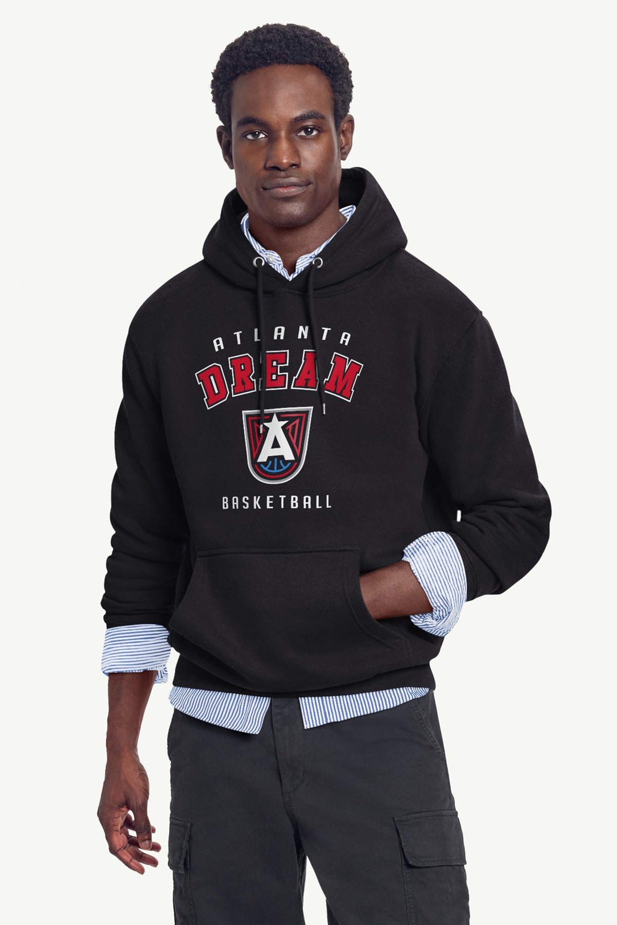 Starter MENS ATLANTA DREAM LOGO HOODIE