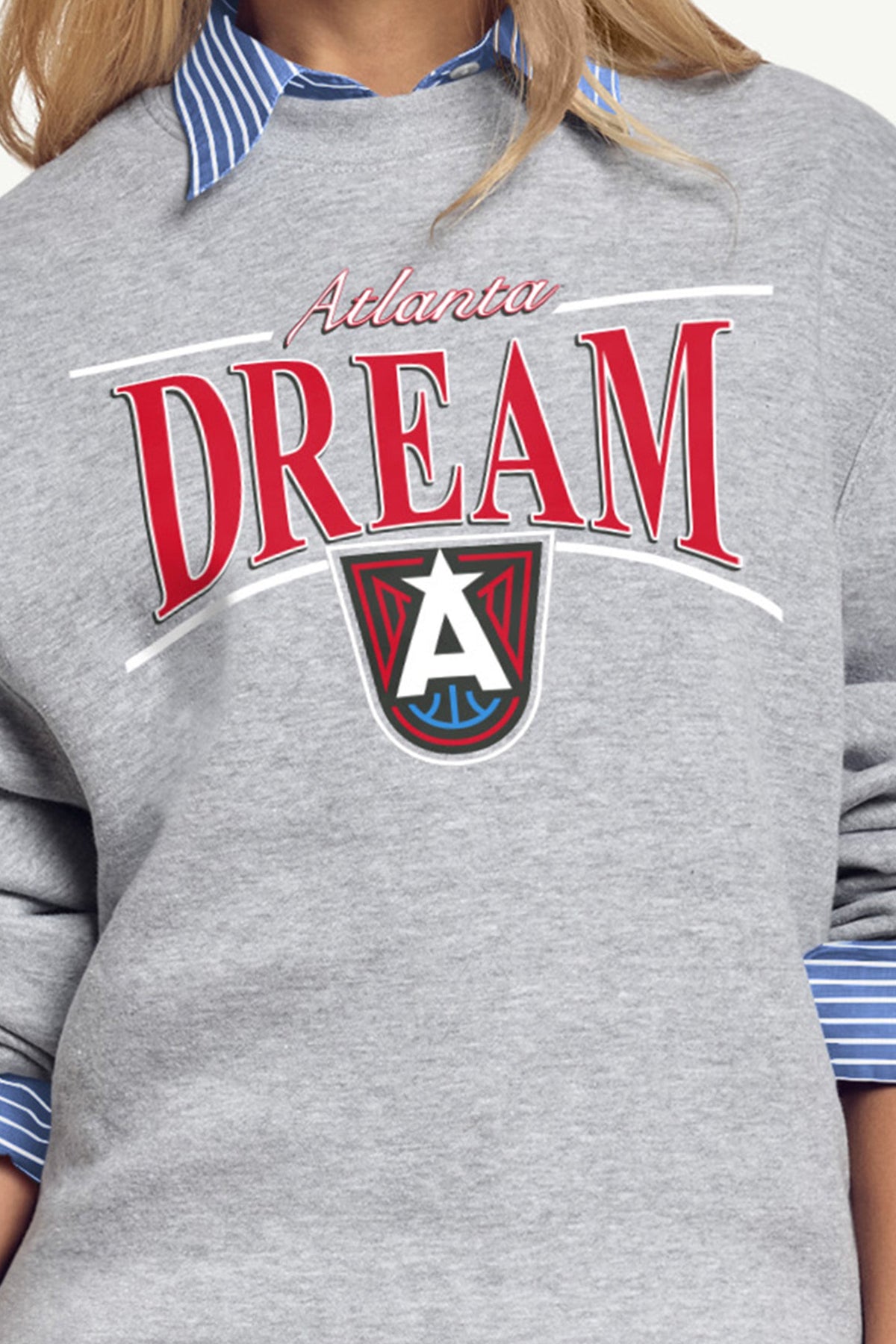 Starter WOMENS WNBA ATLANTA DREAM ARCH SWEATSHIRT