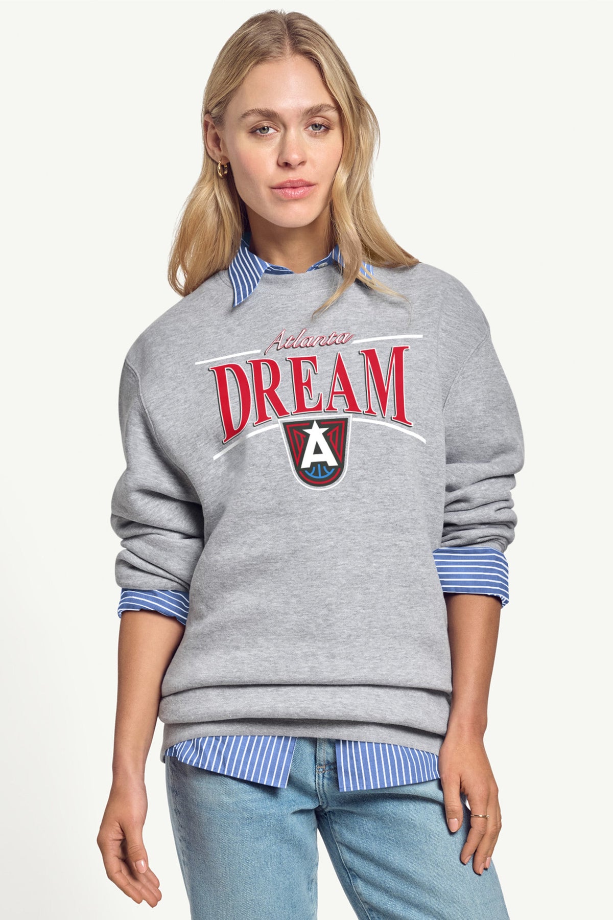 Starter WOMENS WNBA ATLANTA DREAM ARCH SWEATSHIRT