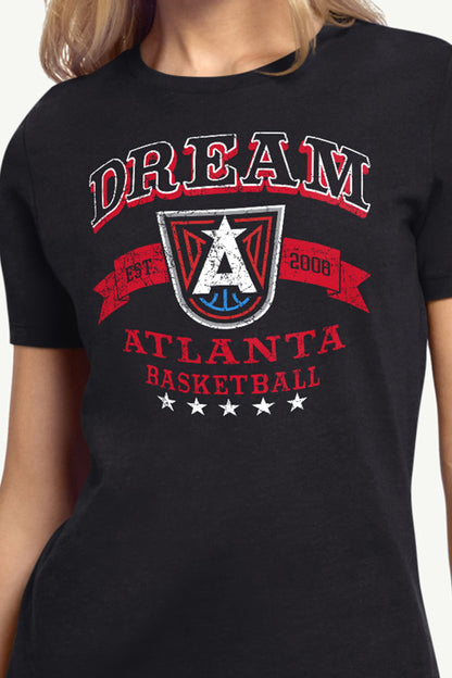 Starter WOMENS WNBA ATLANTA DREAM BLEACHERS & BANNER T SHIRT