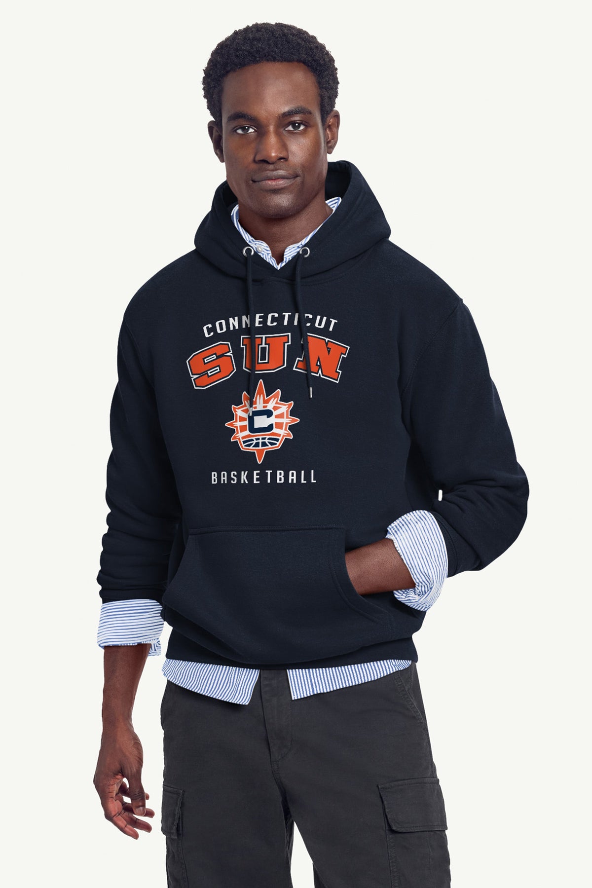 Starter MENS CONNECTICUT SUN LOGO HOODIE