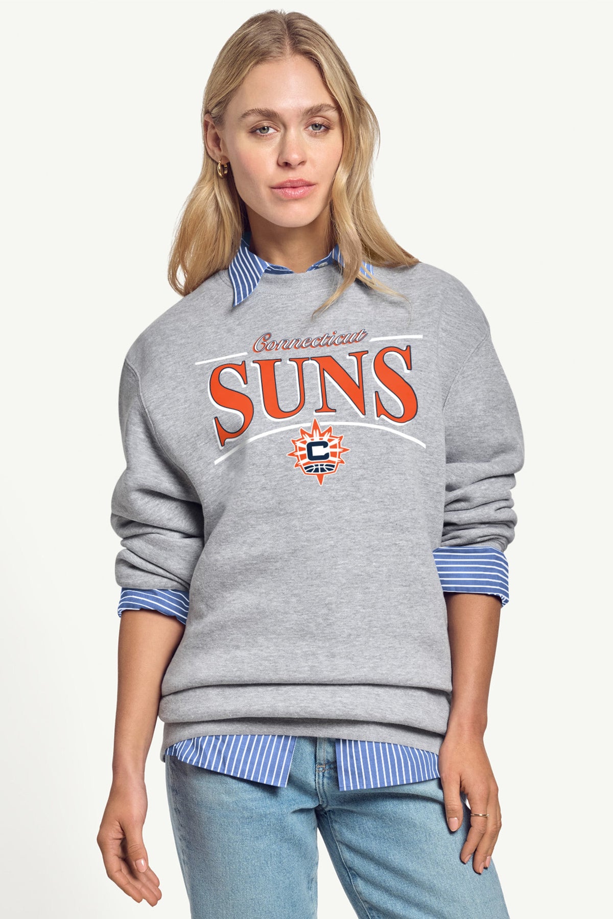 Starter WOMENS WNBA CONECTICUT SUNS ARCH SWEATSHIRT