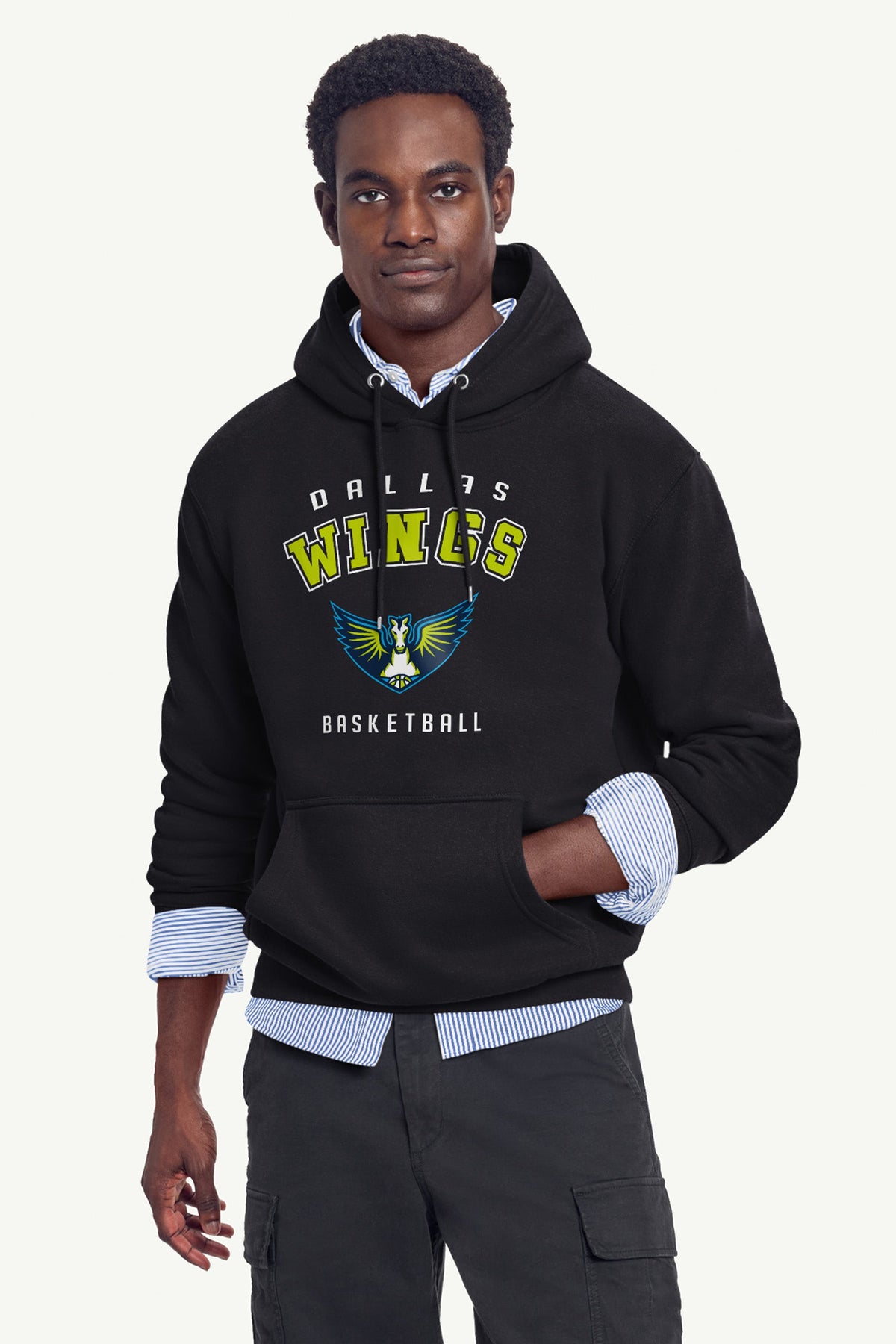 Starter MENS DALLAS WINGS LOGO HOODIE