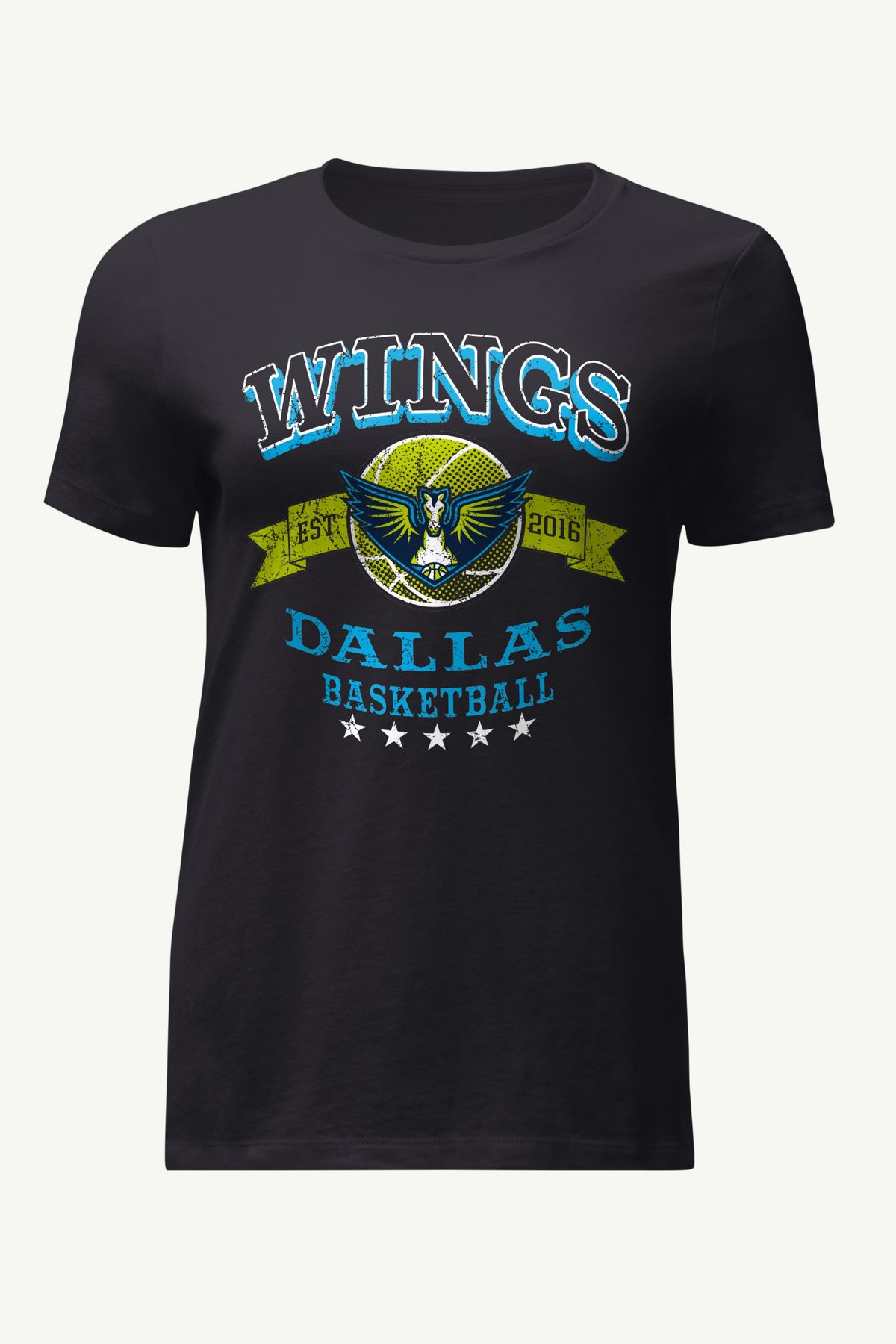 Starter WOMENS WNBA DALLAS WINGS BLEACHERS & BANNER T SHIRT