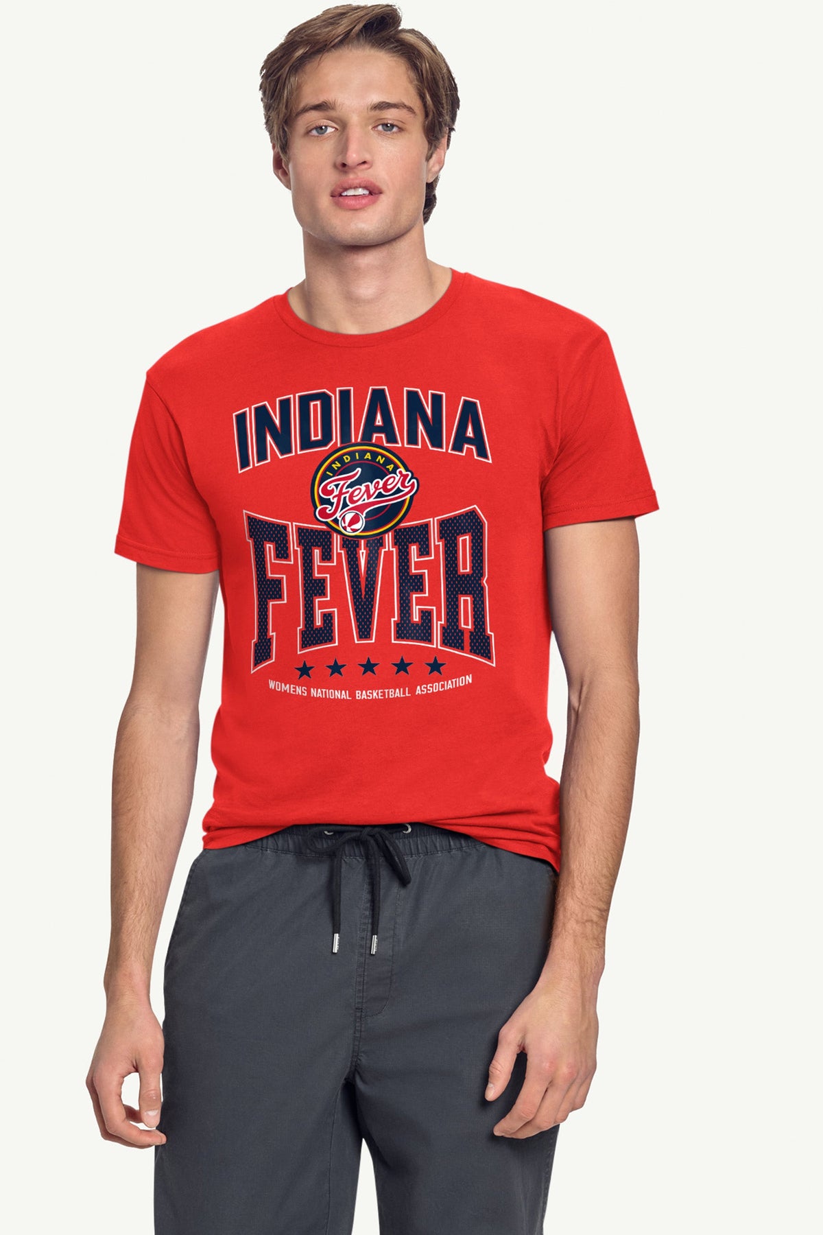 Starter MENS WNBA INDIANA FEVER CENTER SQUEEZE T SHIRT