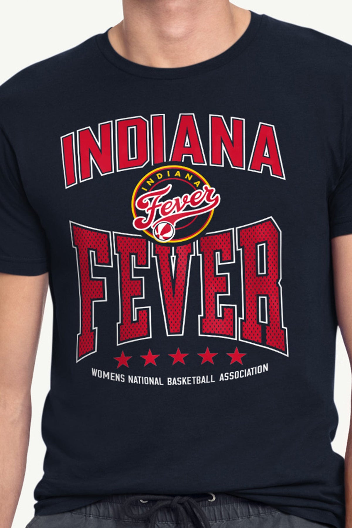 Starter MENS WNBA INDIANA FEVER CENTER SQUEEZE T SHIRT