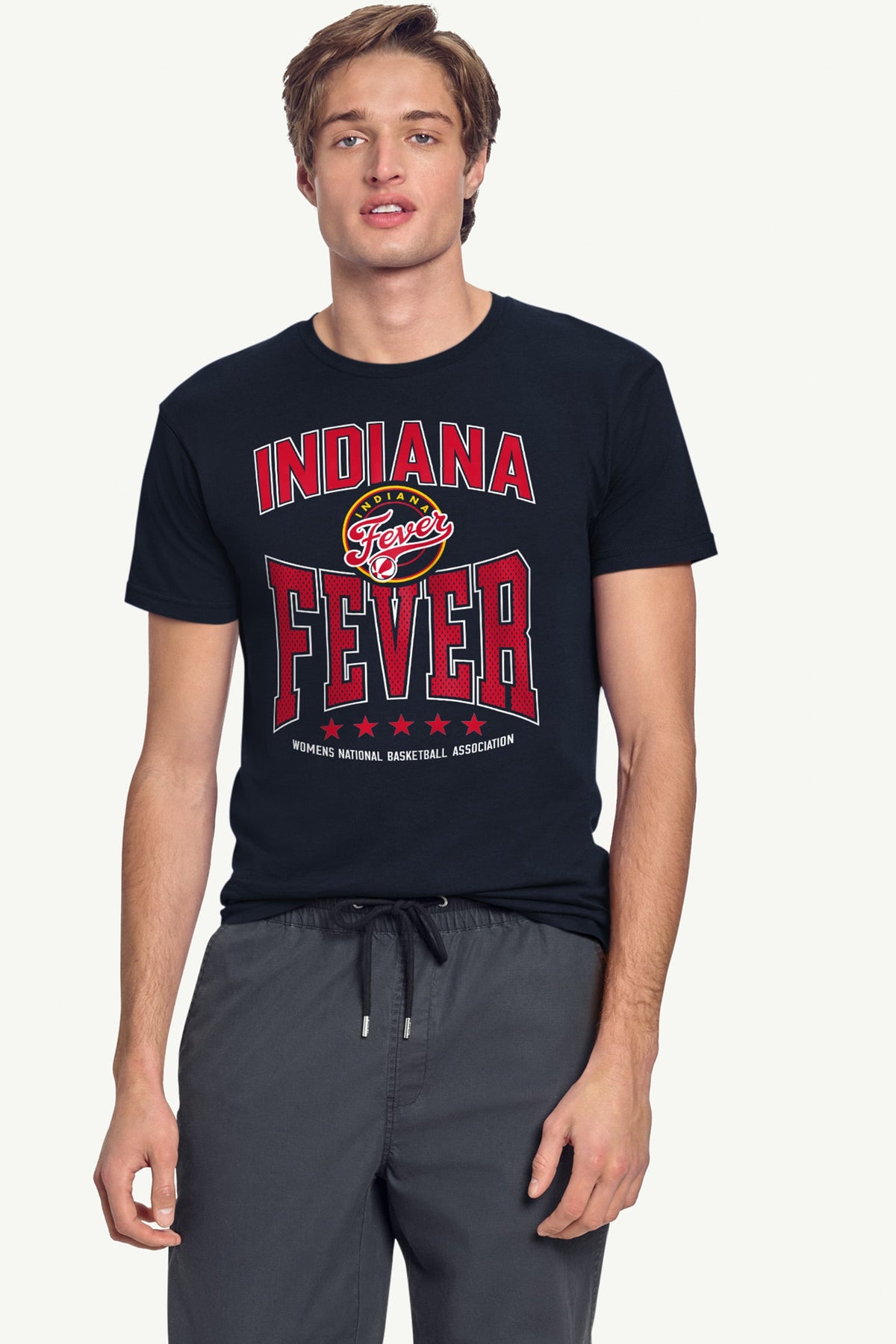 Starter MENS WNBA INDIANA FEVER CENTER SQUEEZE T SHIRT