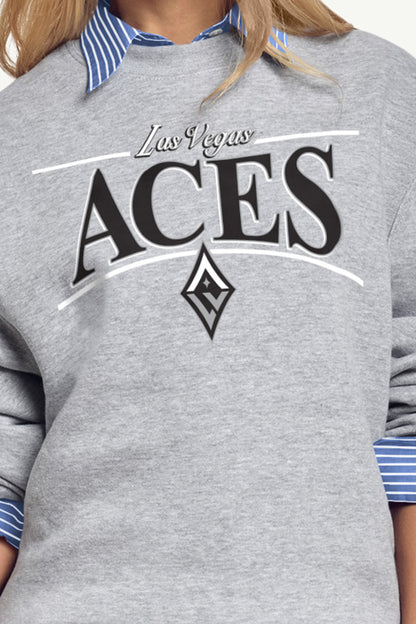 Starter WOMENS WNBA LAS VEGAS ACES ARCH SWEATSHIRT