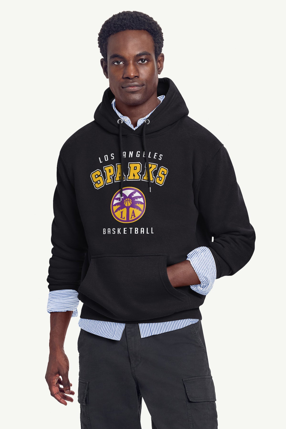 Starter MENS LOS ANGELES SPARKS LOGO HOODIE