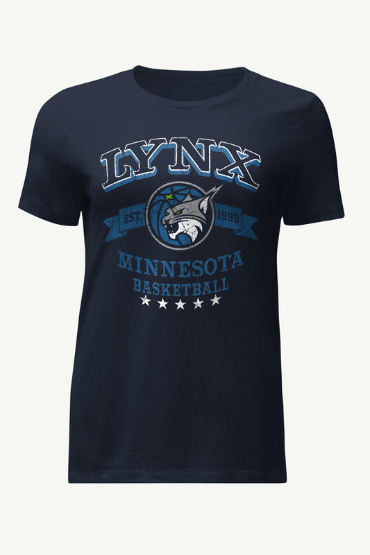 Starter WOMENS WNBA MINNESOTA LYNX BLEACHERS & BANNER T SHIRT