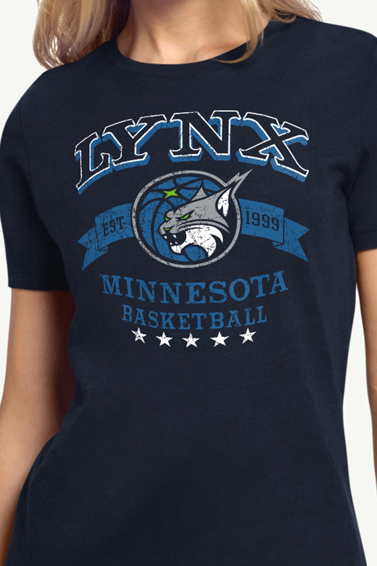 Starter WOMENS WNBA MINNESOTA LYNX BLEACHERS & BANNER T SHIRT