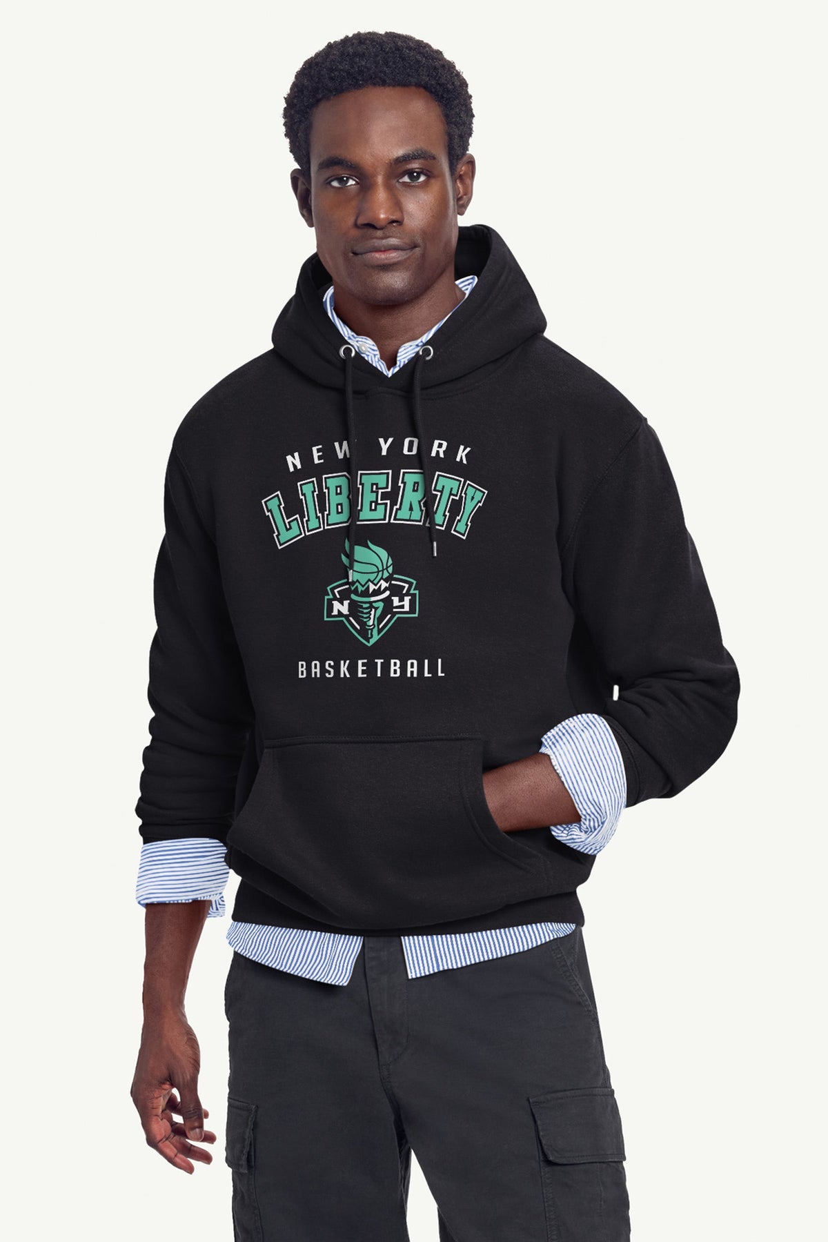 Starter MENS NEW YORK LIBERTY LOGO HOODIE