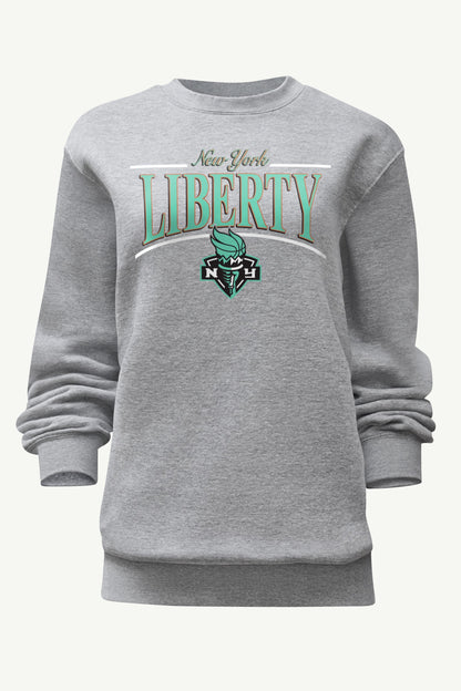 Starter WOMENS WNBA NEW YORK LIBERTY ARCH SWEATSHIRT