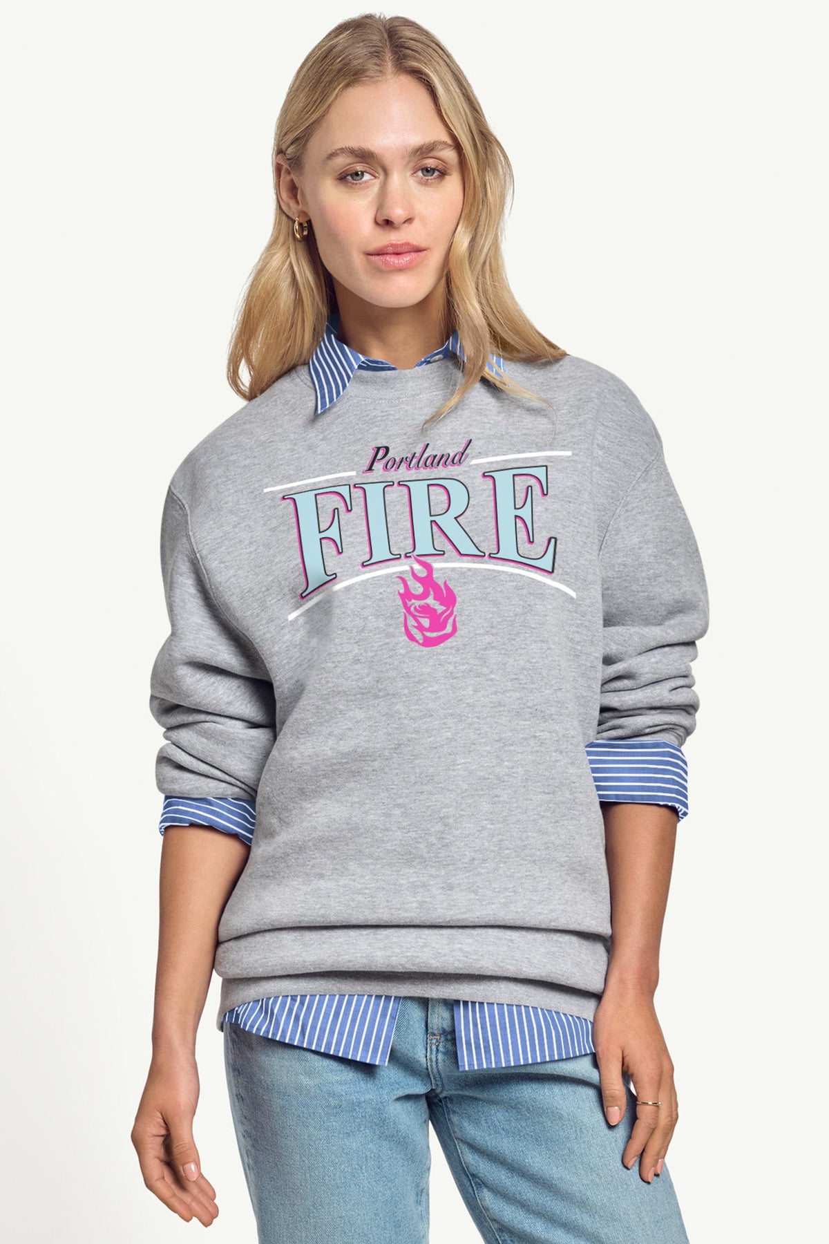 Starter WOMENS WNBA PORTLAND FIRE ARCH SWEATSHIRT