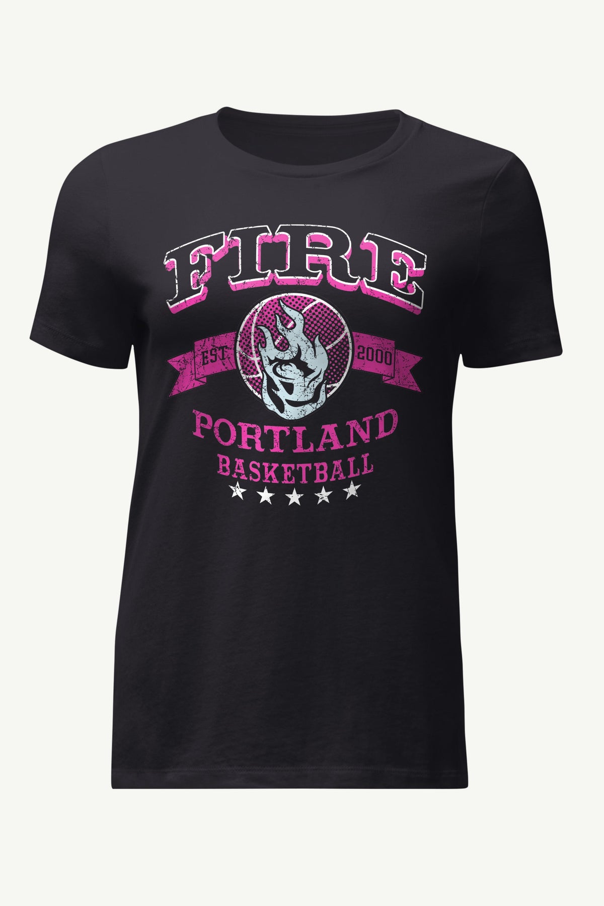 Starter WOMENS WNBA PORTLAND FIRE BLEACHERS & BANNER T SHIRT