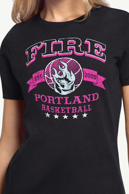 Starter WOMENS WNBA PORTLAND FIRE BLEACHERS & BANNER T SHIRT