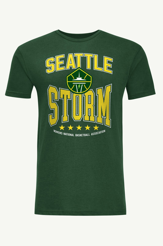Starter MENS WNBA SEATTLE STORM CENTER SQUEEZE T SHIRT