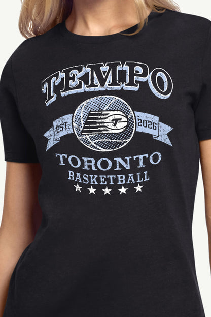 Starter WOMENS WNBA TORONTO TEMPO BLEACHERS & BANNER T SHIRT